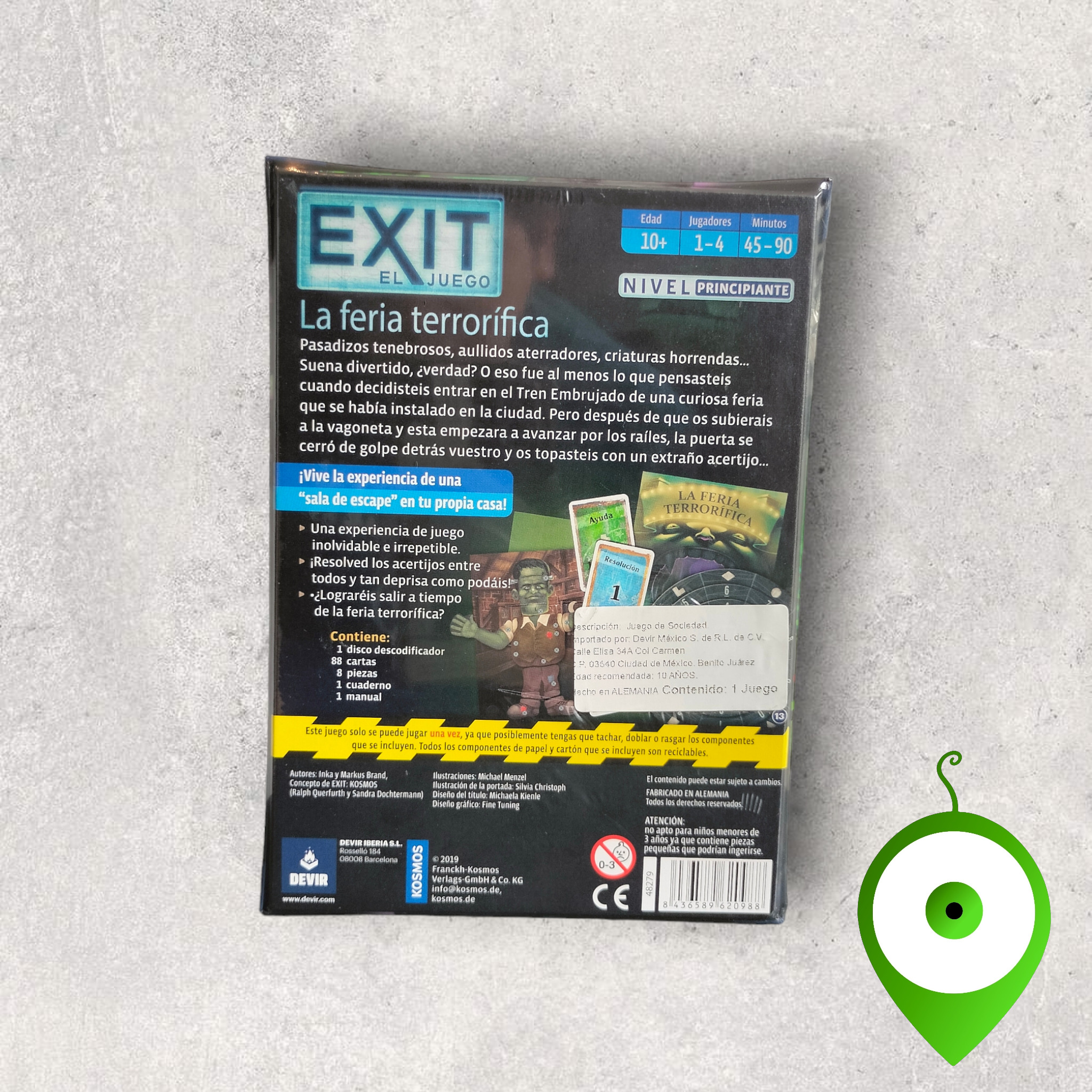 Devir – Exit: La Feria Terrorífica (BGEXIT13) – Gioco Da Tavolo Di Enigmi Per 1-5 Giocatori - 2